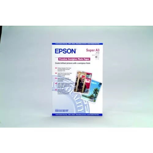 obrázek produktu Epson Premium Semigloss Photo Paper, DIN A3+, 250g/m2, 20 list