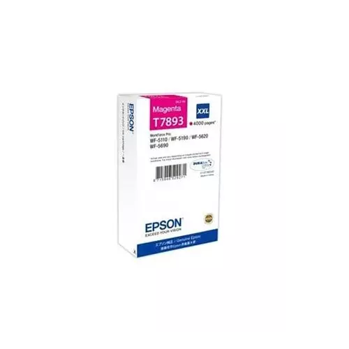 obrázek produktu Epson T7893 XXL Magenta, 34ml, až 4000 stran, pro série WF-5110DW,WF-5190DW,WF-5620DWF,WF-5690DWF - originální