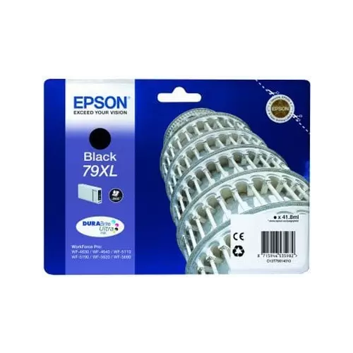 obrázek produktu Epson T7901 XL Black, 42ml, pro série WF-5110DW,WF-5190DW,WF-5620DWF,WF-5690DWF - originální - černá/black