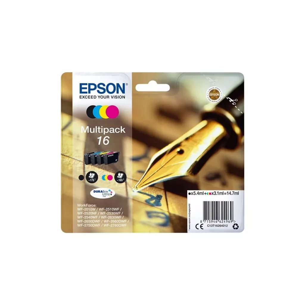 Obrázek produktu Epson T1626 'Pen and Crossword' multipack - originál - purpurová/magenta