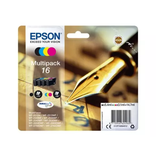 obrázek produktu Epson T1626 'Pen and Crossword' multipack - originál - žlutá/yellow