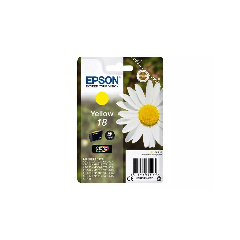 Obrázek produktu Epson T1804 žlutá - originál - žlutá/yellow