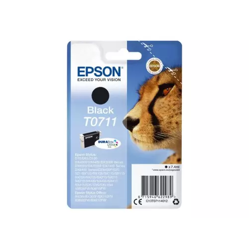 obrázek produktu Epson T0711 černá - originál - černá/black