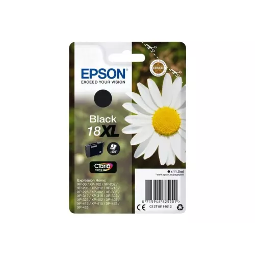 obrázek produktu Epson T1811 Singlepack 18XL černá - originál - černá/black