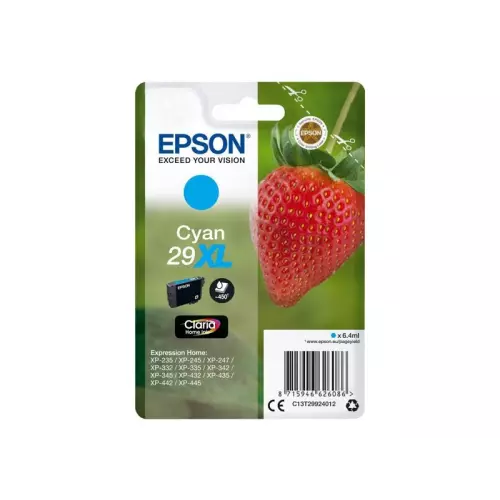 obrázek produktu Epson T2992 Cyan 29XL, azurová - originální - azurová/cyan