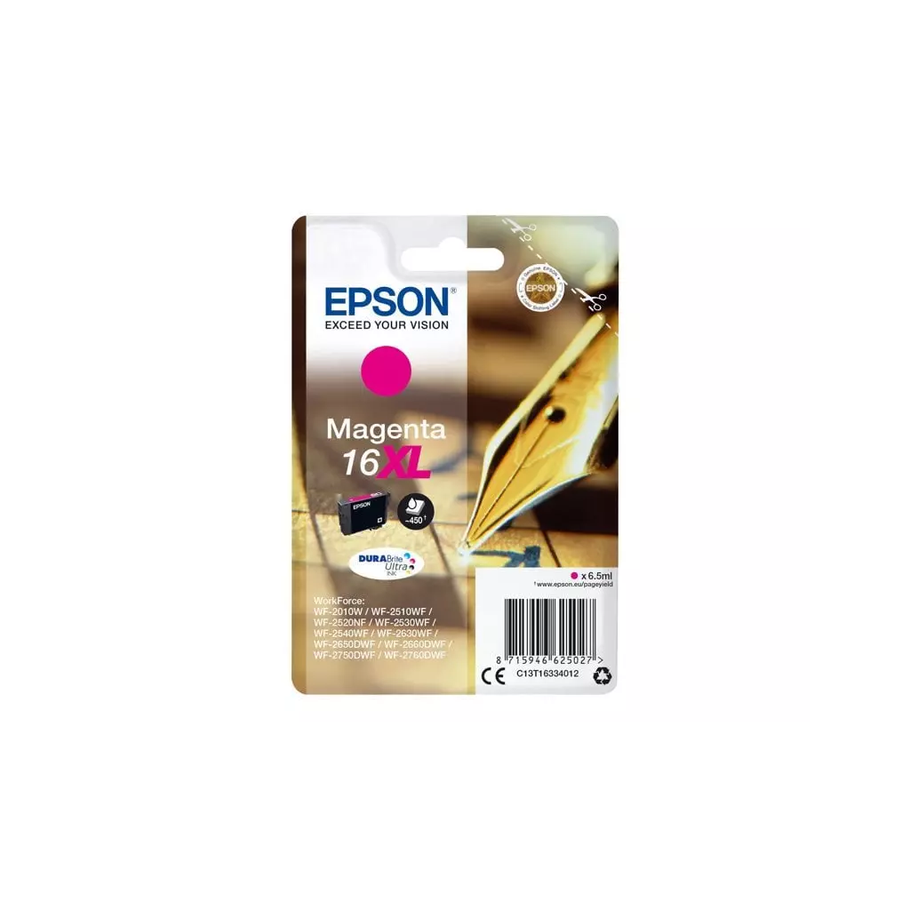 Obrázek produktu Epson T1633 Magenta, purpurová - originál - purpurová/magenta