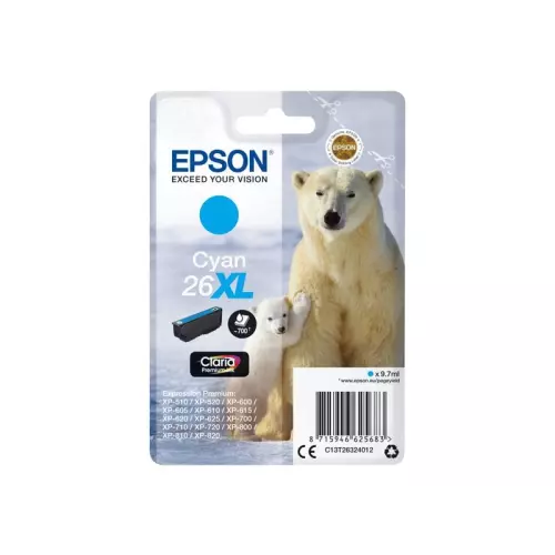 obrázek produktu Epson T2632 Cyan, azurová - originál - azurová/cyan