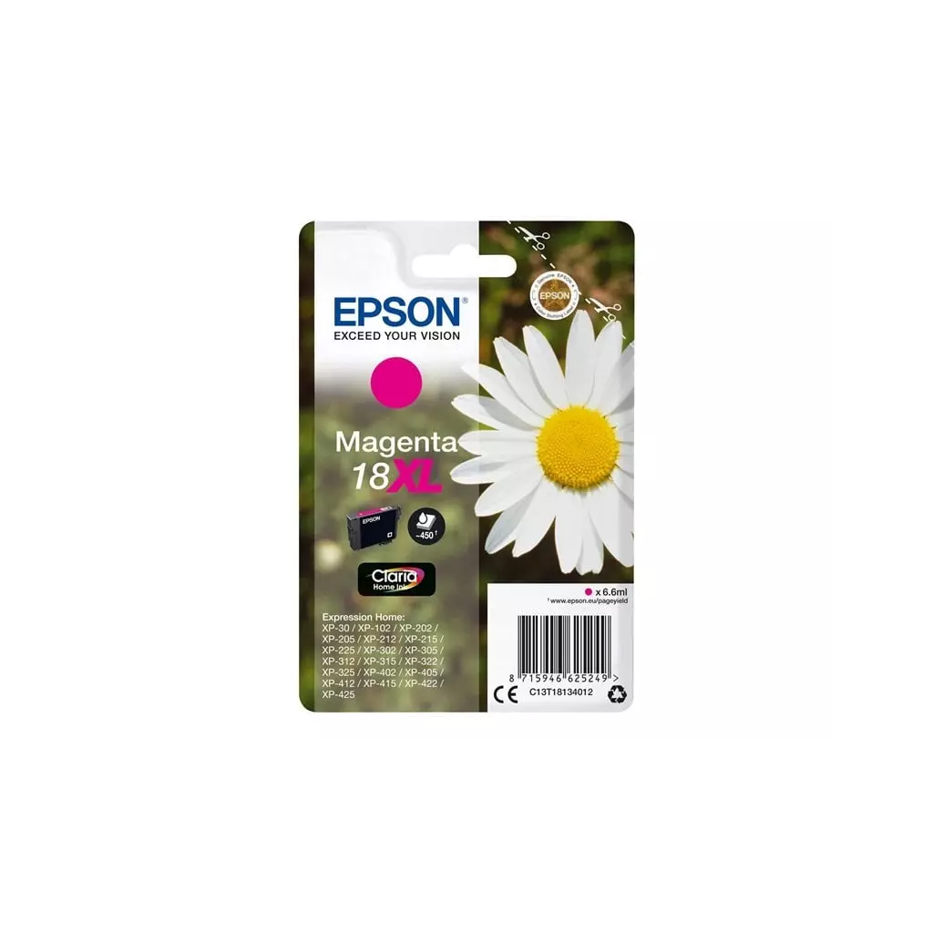 Obrázek produktu Epson T1813 18XL magenta, purpurová - purpurová/magenta