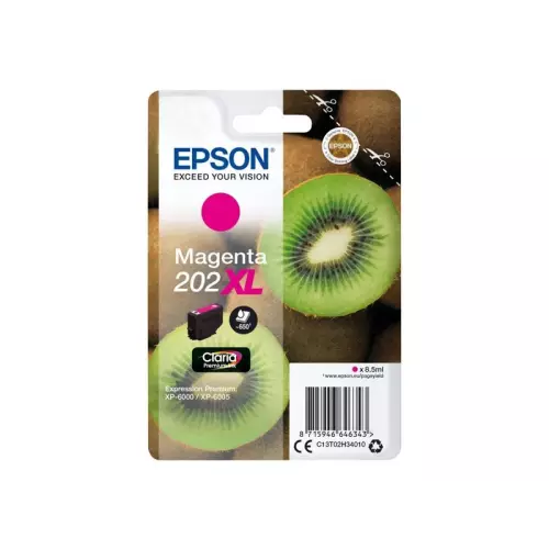 obrázek produktu Epson 202XL Magenta, purpurová - originální - purpurová/magenta