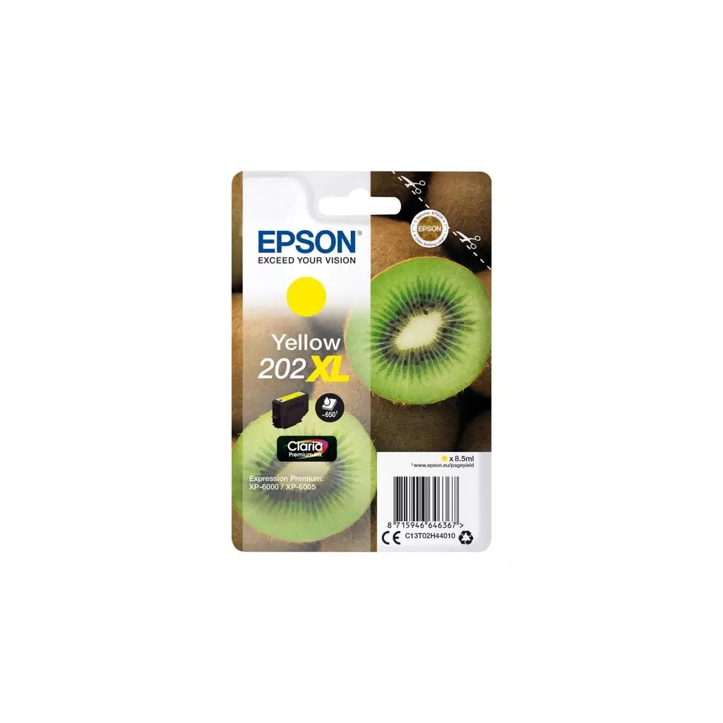 Obrázek produktu Epson 202XL Yellow, žlutá - originální - žlutá/yellow