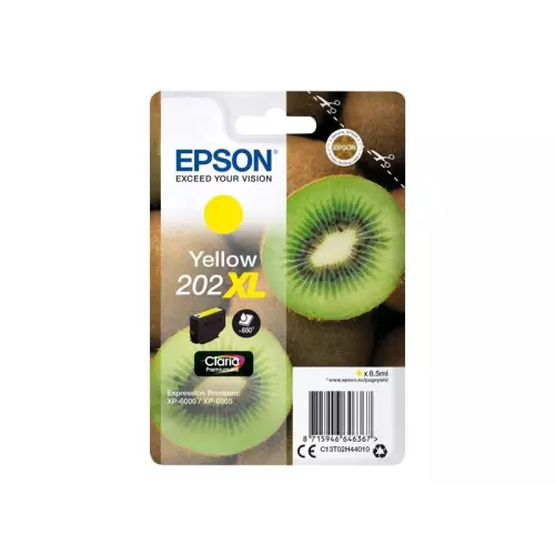 obrázek produktu Epson 202XL Yellow, žlutá - originální - žlutá/yellow