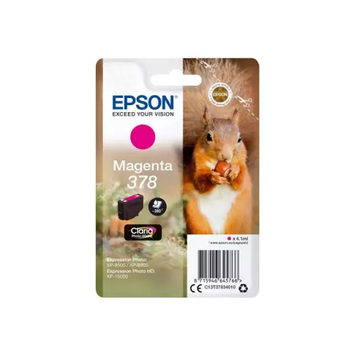 obrázek produktu Epson 378 Claria Photo HD Ink Magenta, purpurová - originální - purpurová/magenta