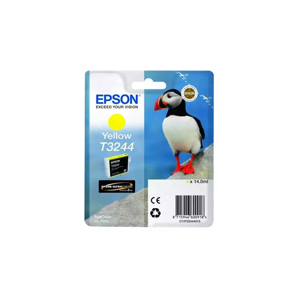 Obrázek produktu Epson inkoust T3244 Yellow, žlutá - originální - žlutá/yellow