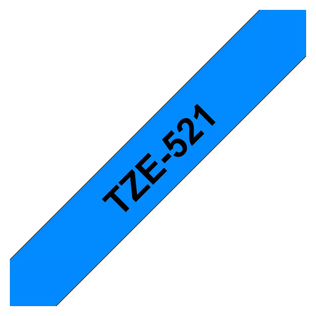 Obrázek produktu Brother TZe-521, modrá / černá (9mm,laminovaná)