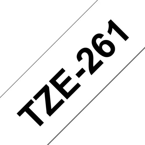 obrázek produktu Brother TZ-261, bílá / černá (36mm, lamin.)