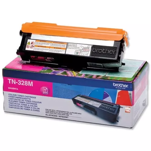 obrázek produktu Brother toner TN-328M, magenta (6.000 stran) - originální