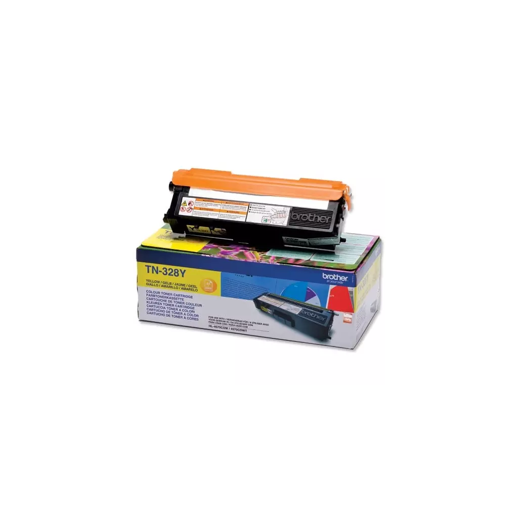 Obrázek produktu Brother toner TN-328Y, yellow (6.000 stran) - originální