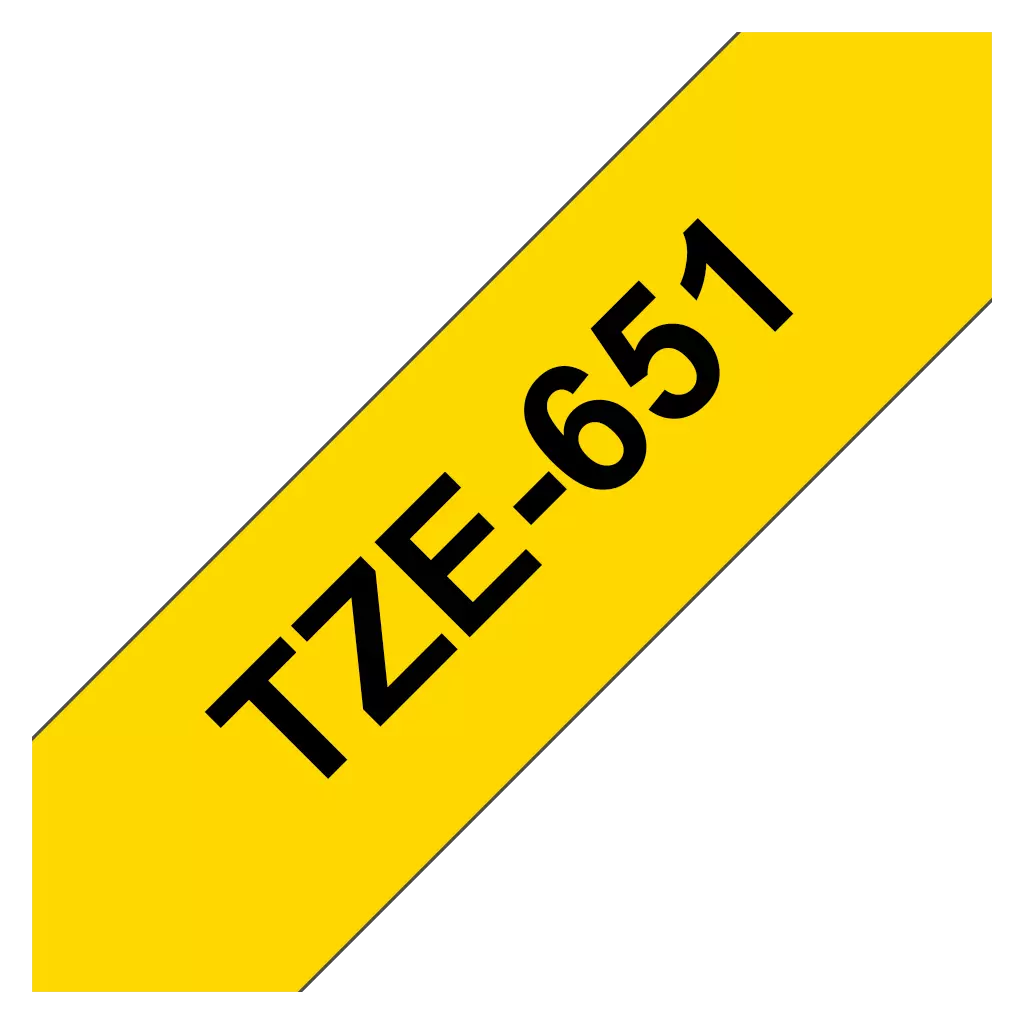 Obrázek produktu Brother TZ-651, žlutá / černá 1 ks (24mm, laminovaná)