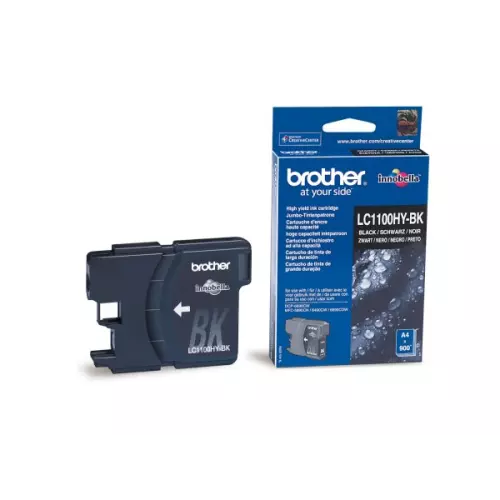obrázek produktu Brother inkoust LC-1100HY-Bk, black (900 stran) - originální - černá/black