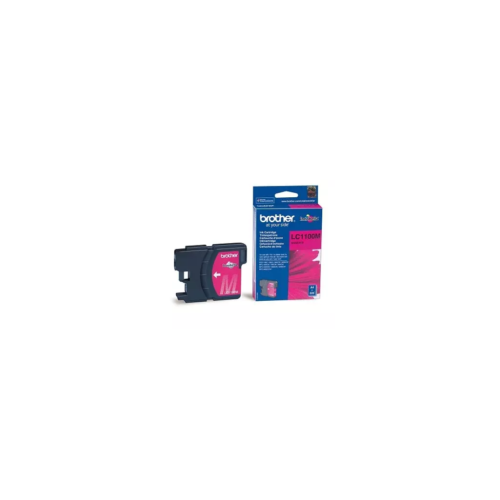 Obrázek produktu Brother inkoust LC-1100M magenta (325 stran) - originální - purpurová/magenta