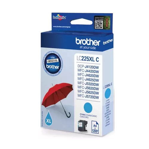 obrázek produktu Brother LC-225XLC - originální - azurová/cyan