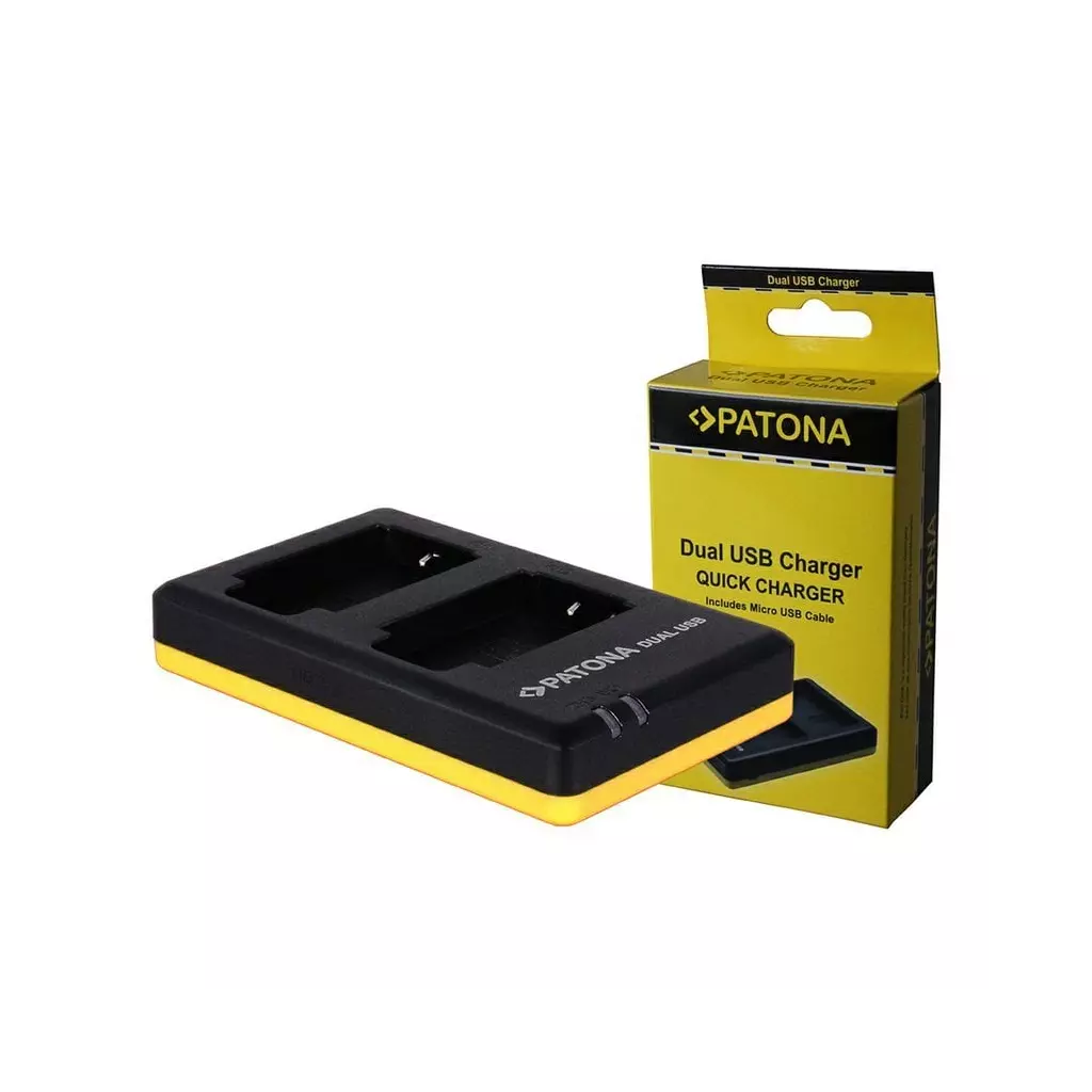 Obrázek produktu Patona Dual Quick nabíječka akumulátoru pro NIKON EN-EL20 USB