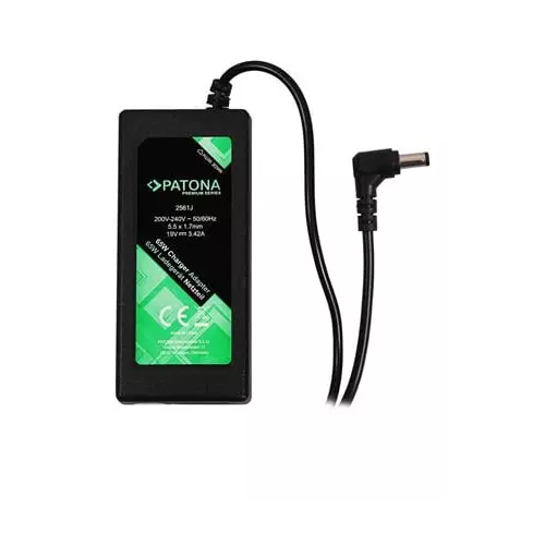 obrázek produktu Patona PT2561 Premium, notebookový adaptér, Acer, 5,5 x 1,7mm, 19V/3.42A, 65W - černá