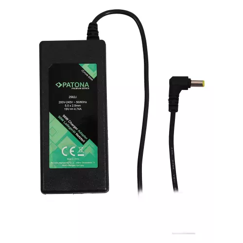 obrázek produktu Patona PT2562 Premium, notebookový adaptér, Asus, 5,5 x 2,5mm, 19V/4.74A, 90W - černá