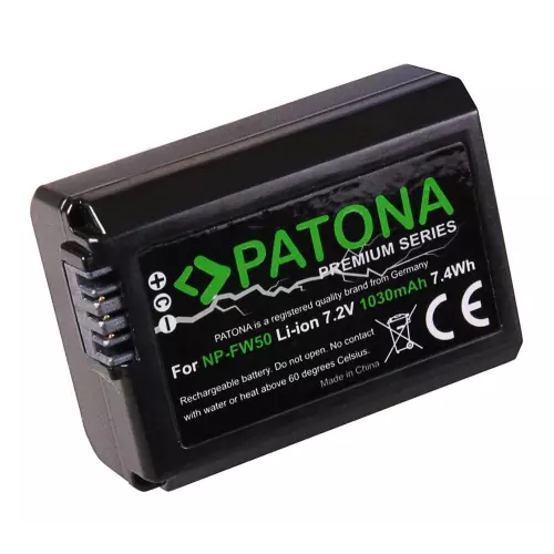 obrázek produktu Patona PT1248 - Sony NP-FW50 1030mAh Li-Ion PREMIUM