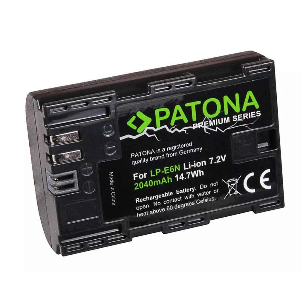 Obrázek produktu Patona PT1259 - Canon LP-E6N 2040mAh Li-Ion Premium 80D