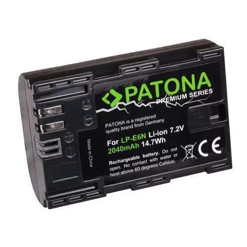 obrázek produktu Patona PT1259 - Canon LP-E6N 2040mAh Li-Ion Premium 80D