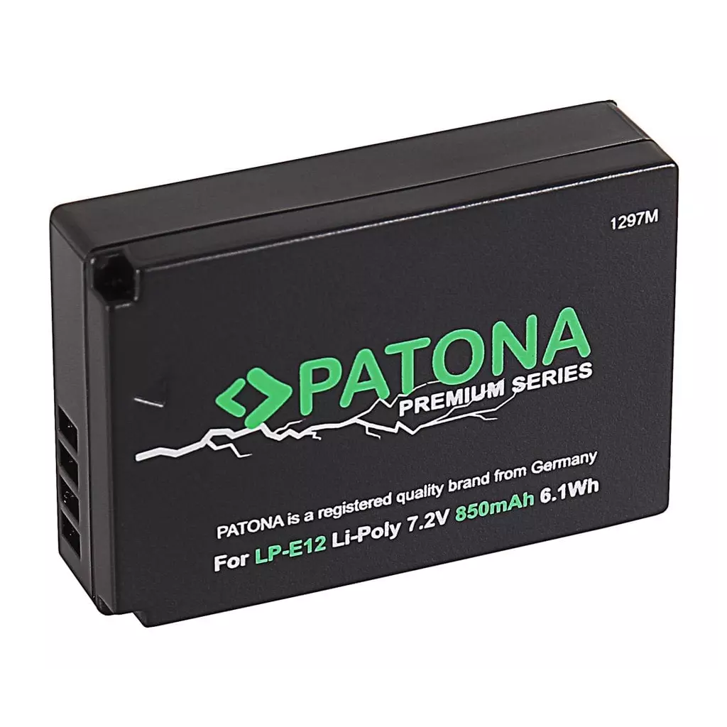 Obrázek produktu Patona PT1297 - Canon LP-E12 850mAh Li-Ion PREMIUM