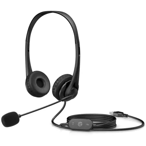 obrázek produktu HP Stereofonní náhlavní soustava USB G2 (428H5AA) - černá