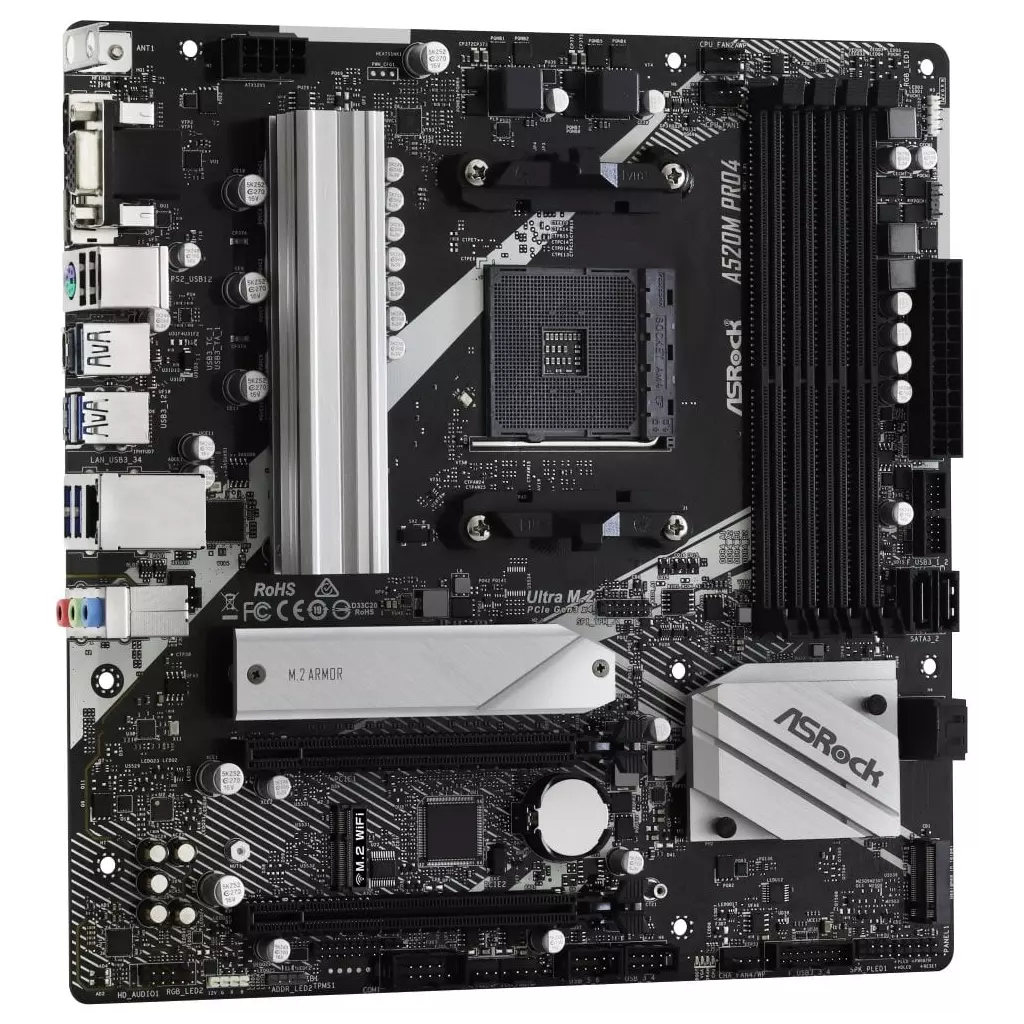 Obrázek produktu ASRock A520M PRO4