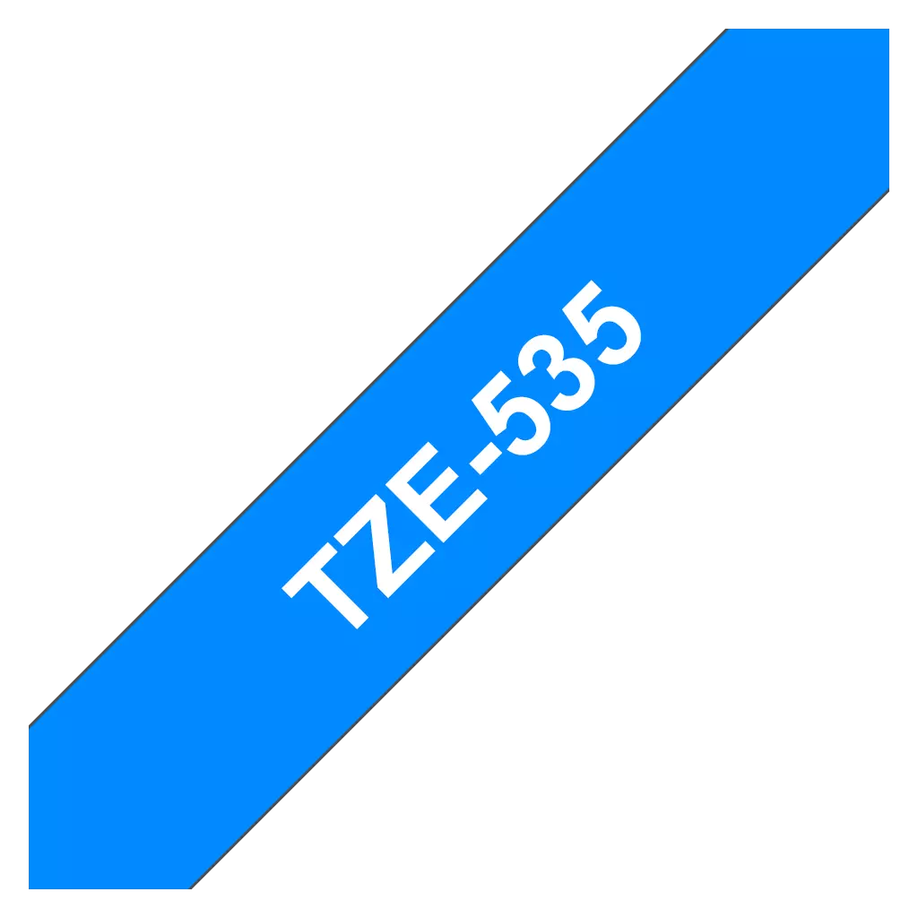 Obrázek produktu Brother TZe-535, modrá / bílá 1 ks (12mm, laminovaná)