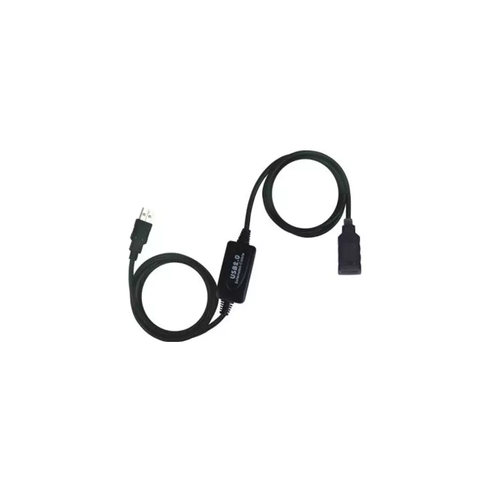 Obrázek produktu PremiumCord USB 2.0 repeater a prodlužovací kabel A/M-A/F 10m - černá