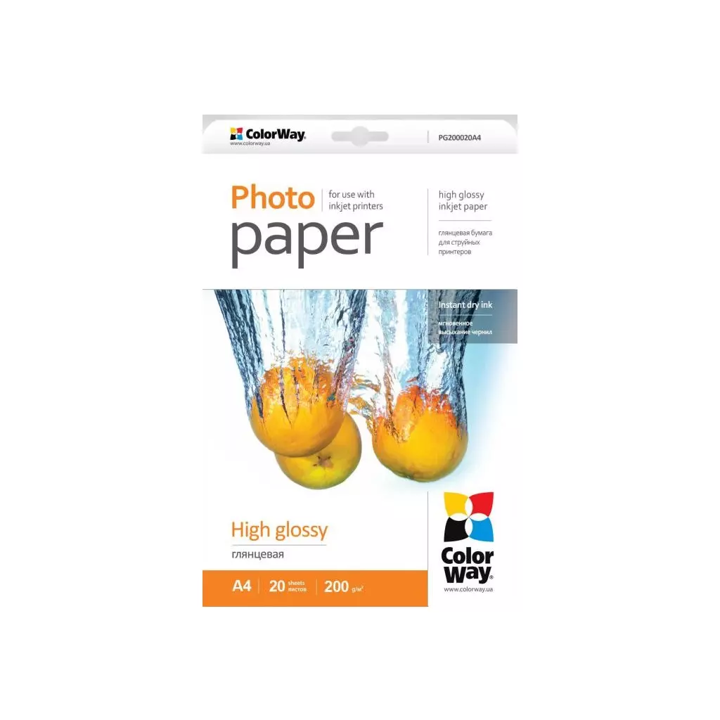 Obrázek produktu ColorWay fotopapír/ high glossy 200g/m2, A4 / 20 ks