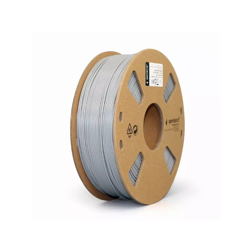 Obrázek produktu Gembird filament ABS 1.75mm 1kg, šedá - šedá