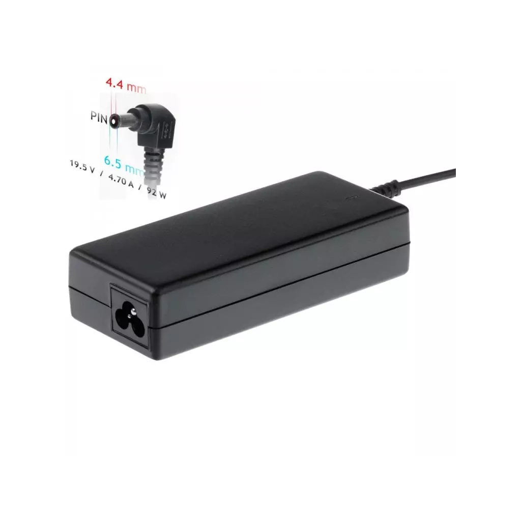 Obrázek produktu Akyga AK-ND-20 19.5V/4.7A 92W 6.5x4.4 mm + pin - černá