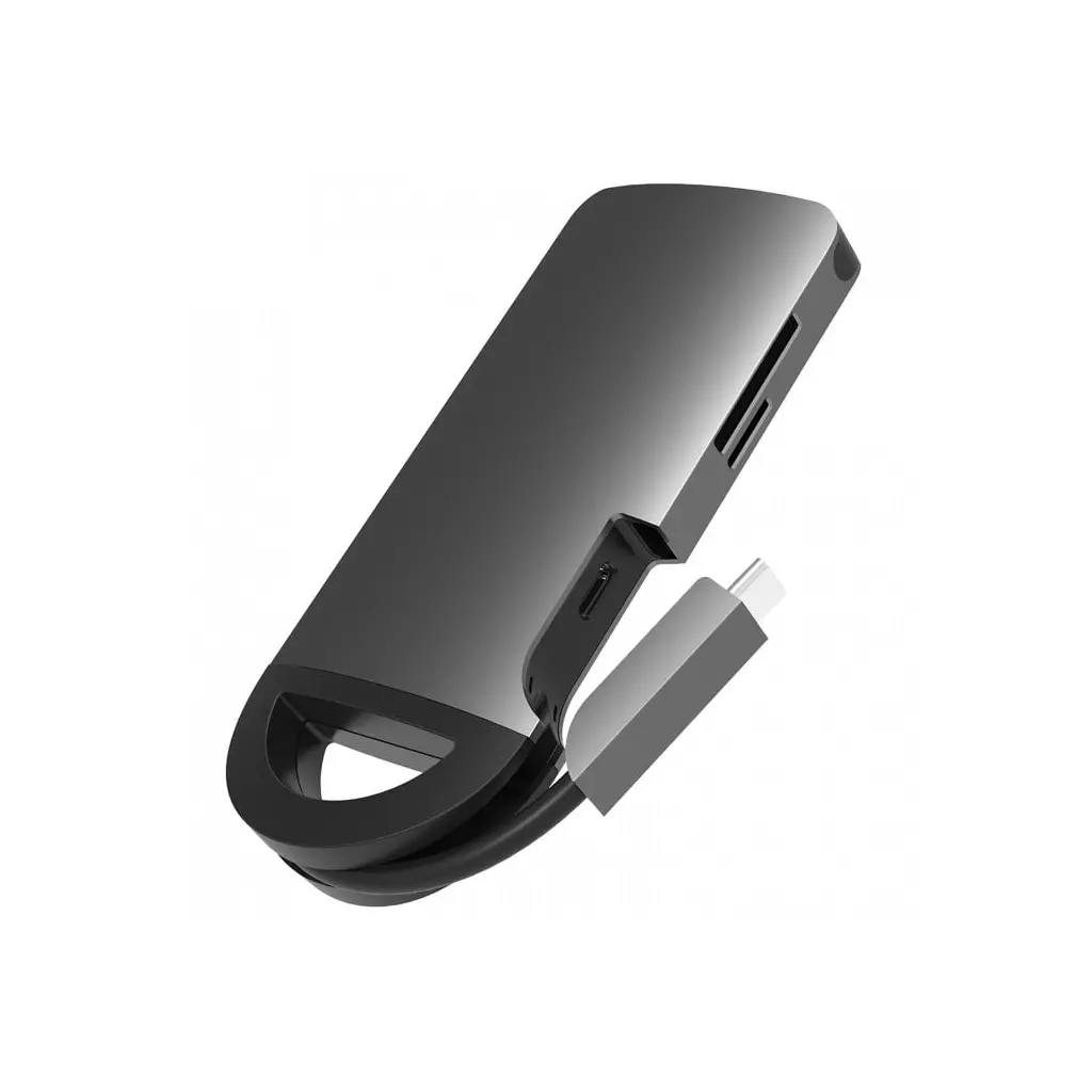 Obrázek produktu UMAX U-Connect USB-C Multiport H7 - šedá