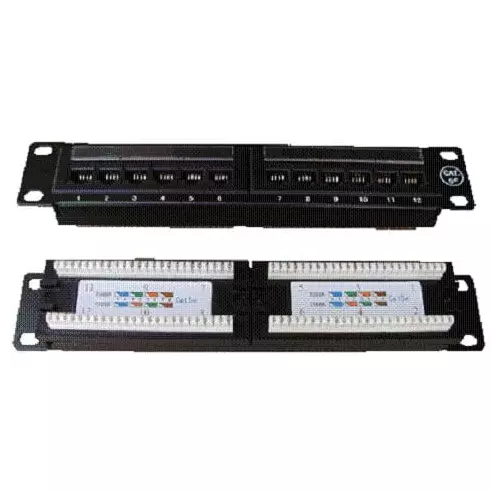 obrázek produktu DATACOM PATCH PANEL 10" 12p. UTP cat.5e 1U