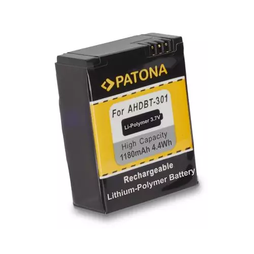 obrázek produktu Patona PT1150 - GoPro Hero 3  AHDBT-301 1180mAh Li-Pol