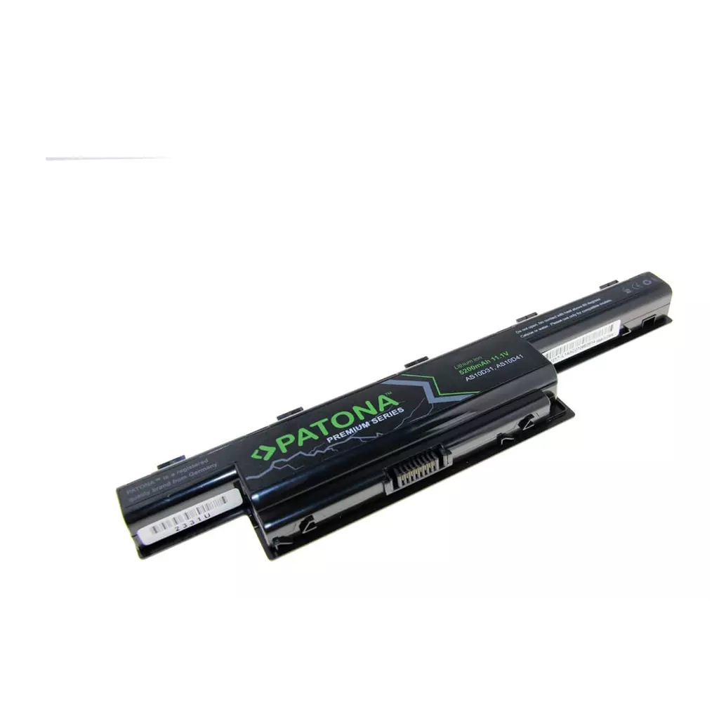 Obrázek produktu Patona Premium PT2331 - ACER ASPIRE AS10D31 5200MAH LI-ION 11,1V - černá