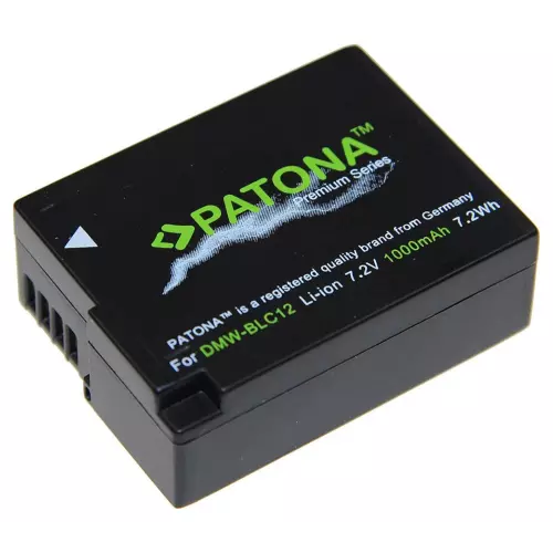 obrázek produktu Patona Premium PT1196 - Panasonic DMW-BLC12 E  1000mAh Li-Ion