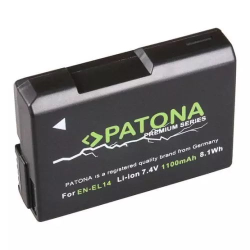 obrázek produktu Patona Premium PT1197 - Nikon EN-EL14  1100mAh Li-Ion