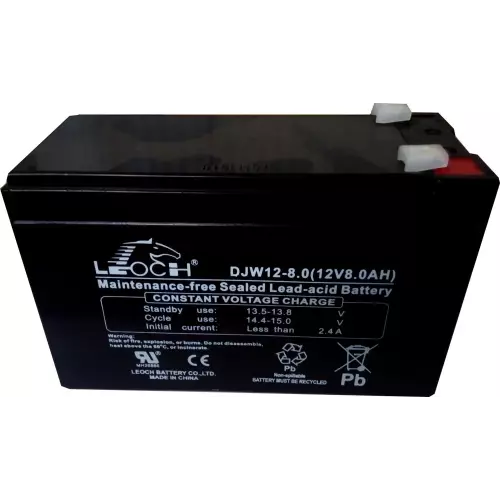 obrázek produktu Eurocase NP8-12 12V, 8Ah - náhradní baterie pro UPS - černá