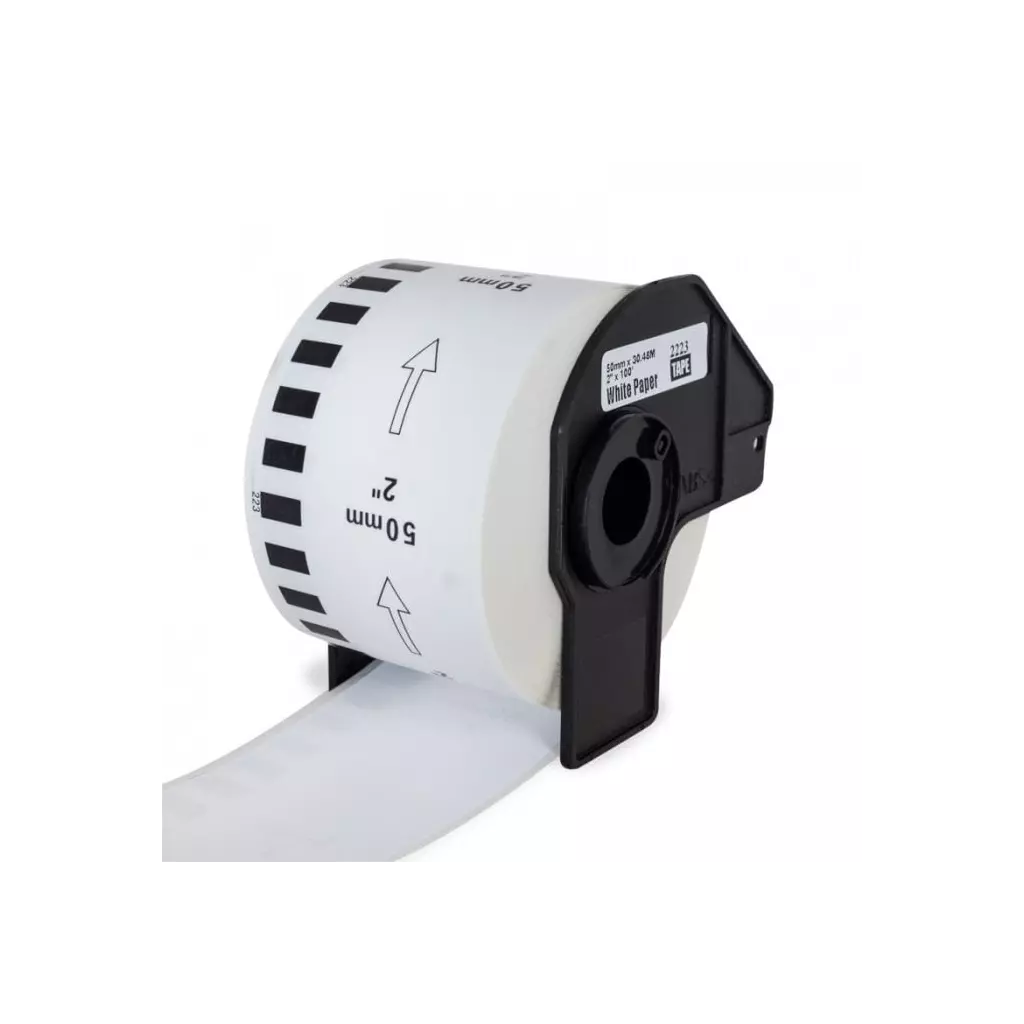 Obrázek produktu PRINTLINE kompatibilní etikety s Brother DK-22223, papírová role 50 x 30,48m