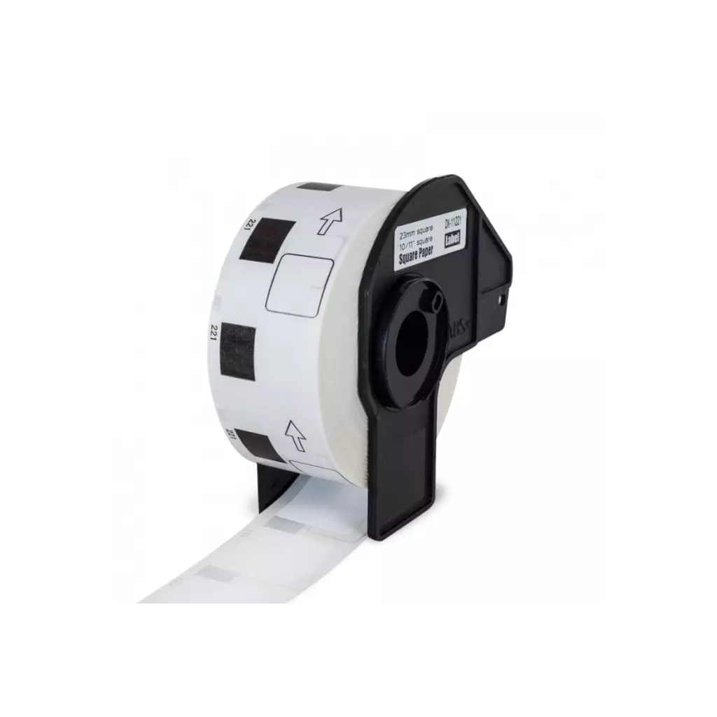Obrázek produktu PRINTLINE kompatibilní s Brother DK-11221, papírové bílé, čtvercové , 23 x 23 mm, 1000 ks