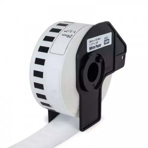 obrázek produktu PRINTLINE kompatibilní etikety s Brother DK-22210, papírová role 29 x 30,48m