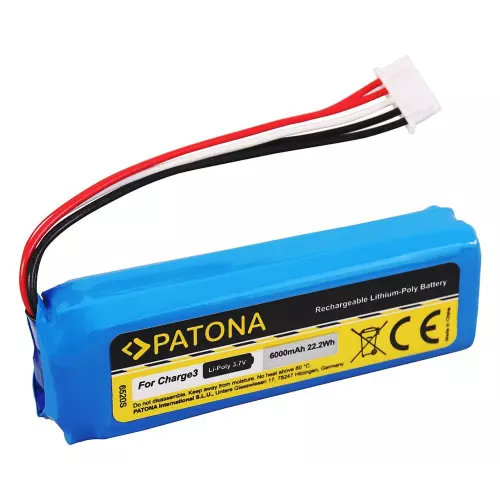 obrázek produktu Patona PT6520 - JBL Charge 3 6000mAh 3,7V Li-Pol GSP1029102A
